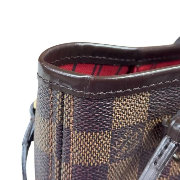 LOUIS VUITTON Tote Bag Damier canvas Damier Never full PM used - Picture 7 of 12